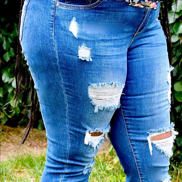 Denim - Semi Distressed Denim